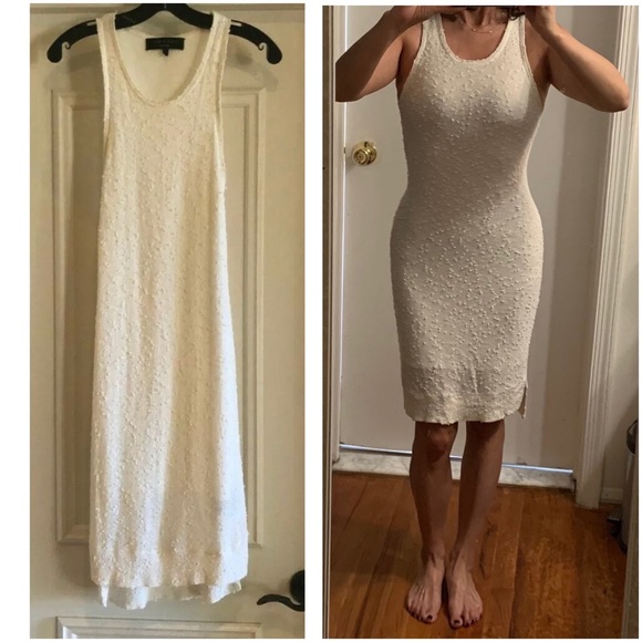 rag & bone Dresses & Skirts - Rag & Bone Ivory White nubby textured tank dress.